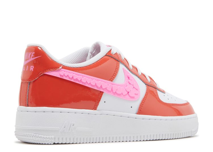 Nike Force 1 LV8 PS Little Kids (FD1032-600) Picante Red/Pink Spell / 3