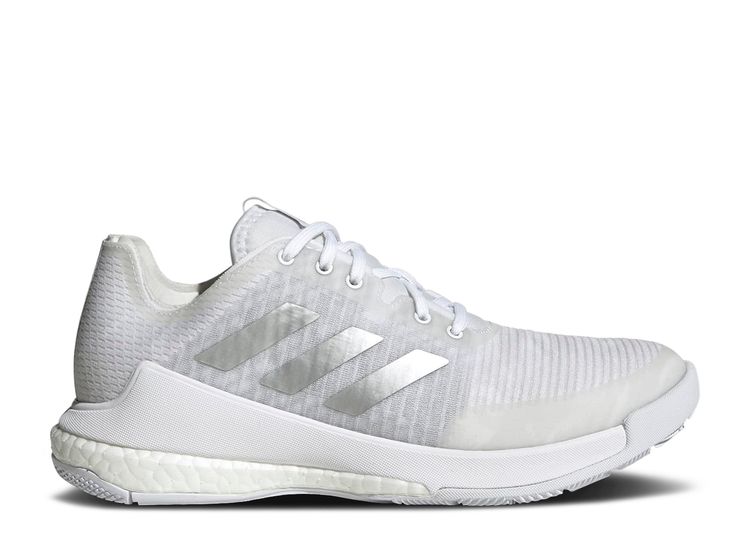 adidas white metallic silver