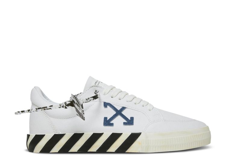 Off White Vulc Sneaker 'White Navy Blue' 2022 - Off White ...