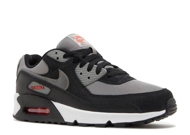 Air Max 90 'Black Pewter Red' - Nike - FD0664 001 - black/flat