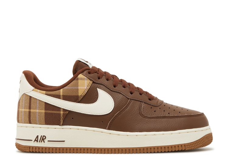 Air Force 1 '07 LV8 EMB 'Inspected By Swoosh' - Nike - DQ7660 200 - pearl  white/sesame/white/ale brown