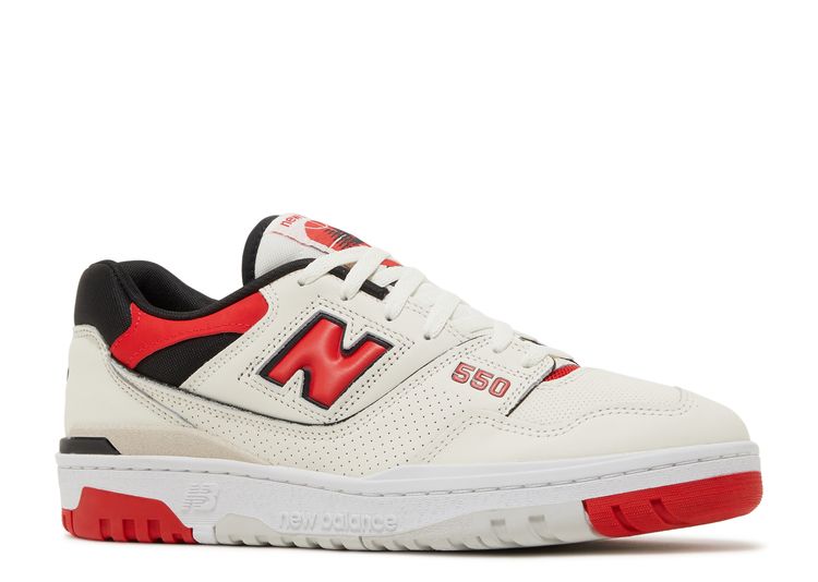 New Balance 550 White Red Black