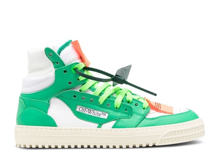 Off White Off Court 3.0 High 'White Green' - Off White ...