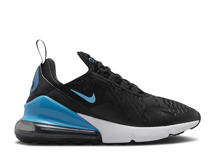 Air Max 270 GS 'Black Blue Lightning' - Nike - FD0676 001 - black/white ...