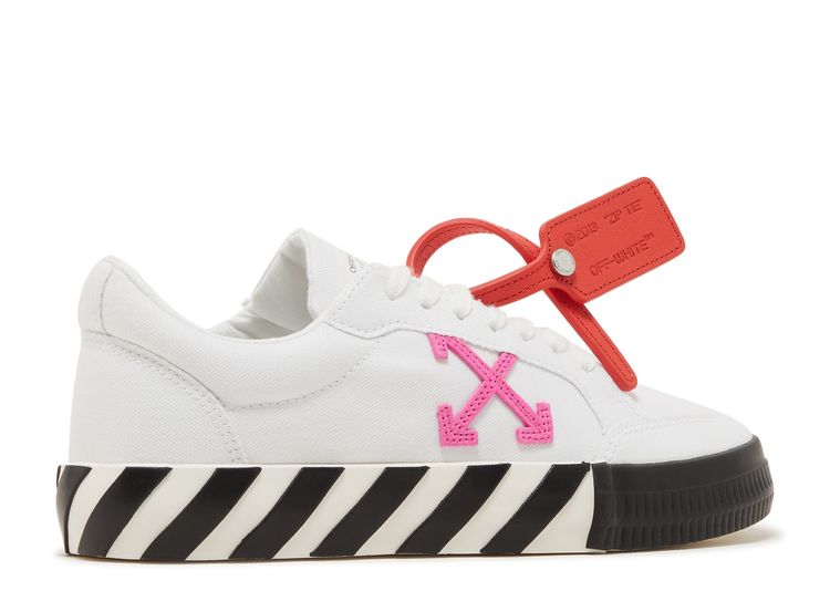 Off White Wmns Vulc Sneaker 'White Black Fuchsia' - Off White ...