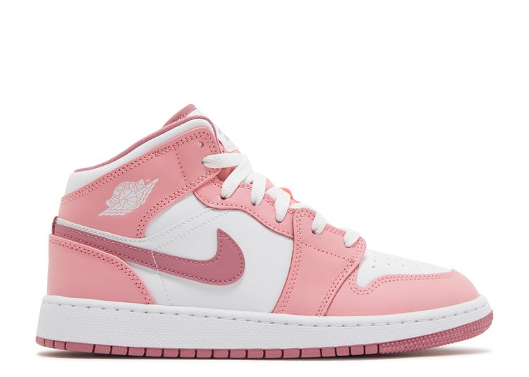 Nike pink Jordan Air 1 mid Triple White US12 EU 46 guter Zustand Air Force  One Sneax 'Alternate' - 305381 - what is the better option for a quick  moving PG or