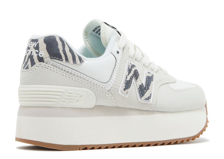 Wmns 574+ 'Sea Salt Animal Print' - New Balance - WL574ZDD - sea salt ...