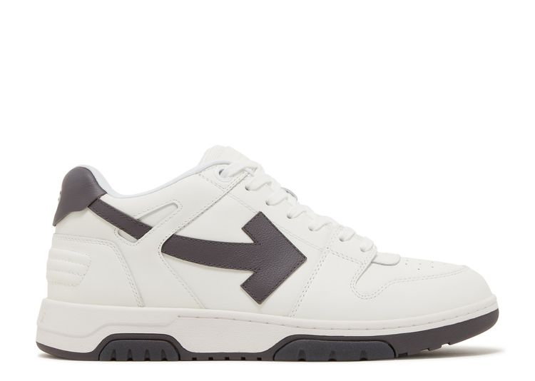 Off White Out Of Office 'White Grey' - Off White - OMIA189S23LEA001 ...