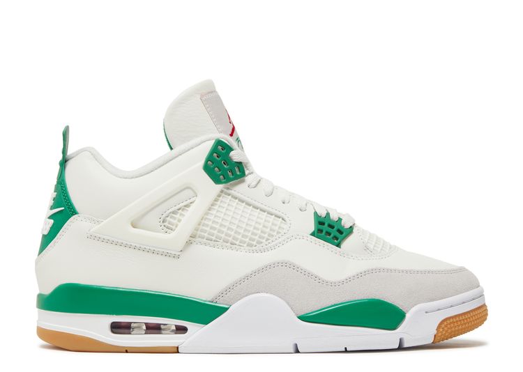 green and grey jordan 4s