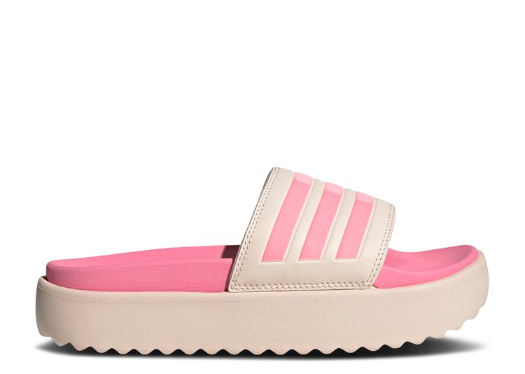 Wmns Adilette Platform Slide 'Wonder Quartz Pink' Adidas HP9409