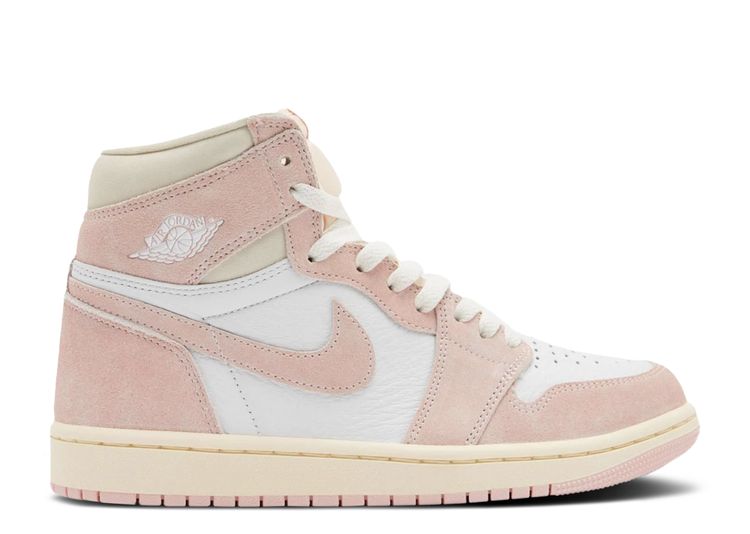 Nike Air Jordan 1 Retro Hi OG in Washed Pink-Red