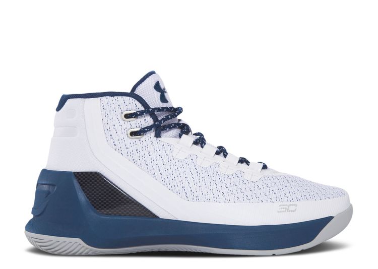 Curry 3 GS 'White Blackout Navy' - Under Armour - 1274061 105 - white ...