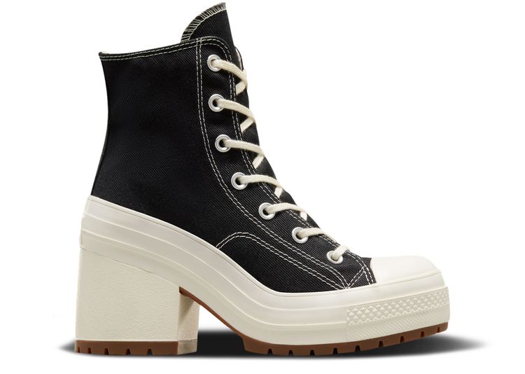 Converse Chuck 70 de Luxe Heel High 'Black Egret' | Men's Size 4