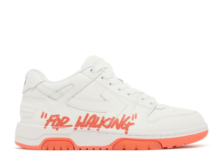 Off White Wmns Out Of Office 'For Walking White Orange' Off White