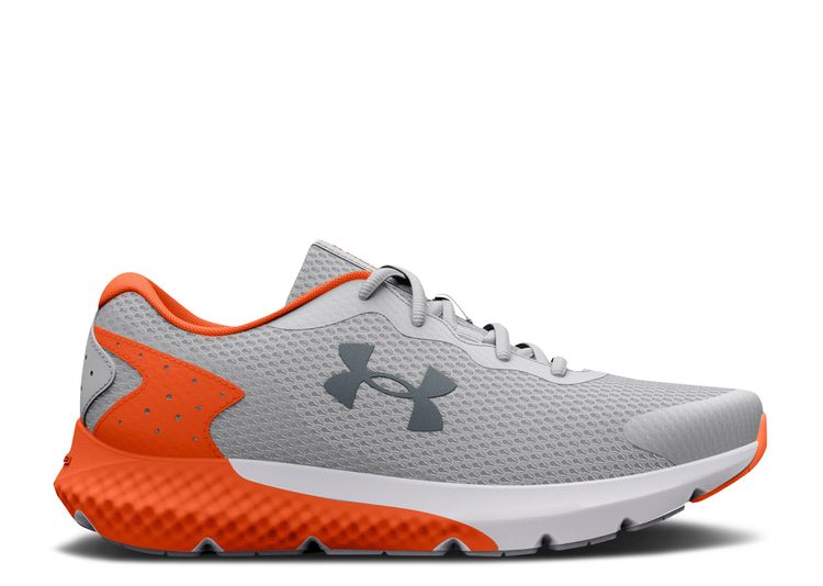 Charged Rogue 3 GS 'Grey Orange Blast' Under Armour 3024981 103