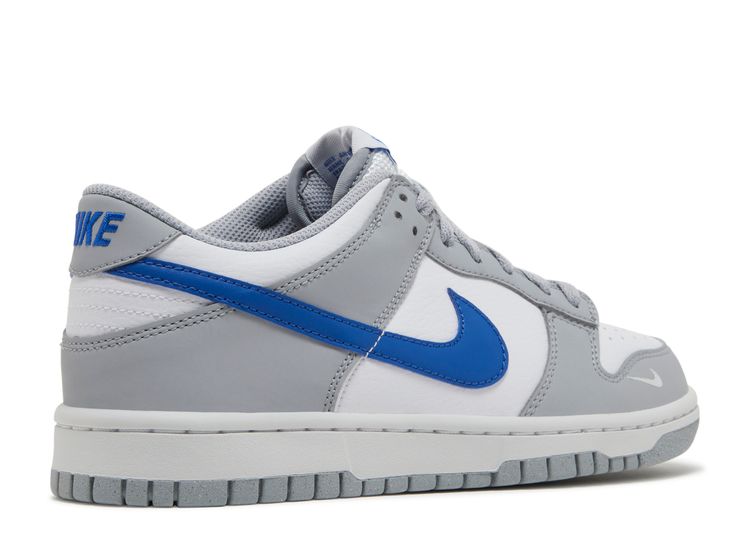 Dunk Low GS 'Wolf Grey Royal' - Nike - FN3878 001 - wolf grey/game