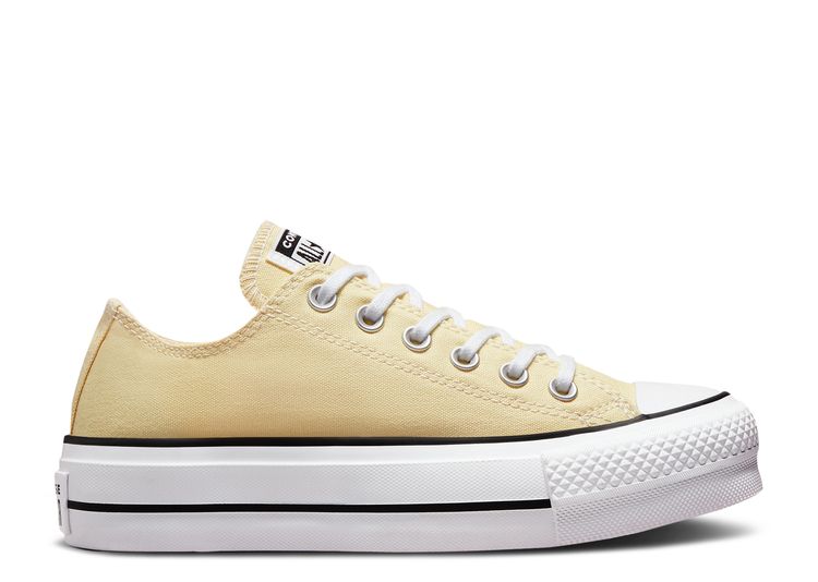 Wmns Chuck Taylor All Star Lift Platform Low 'Seasonal Color Lemon Drop ...