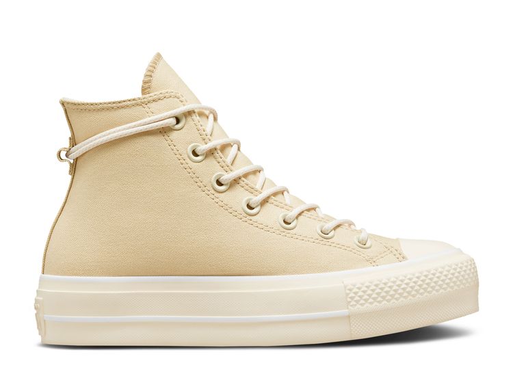 Wmns Chuck Taylor All Star Lift Platform Canvas High 'Oat Milk ...