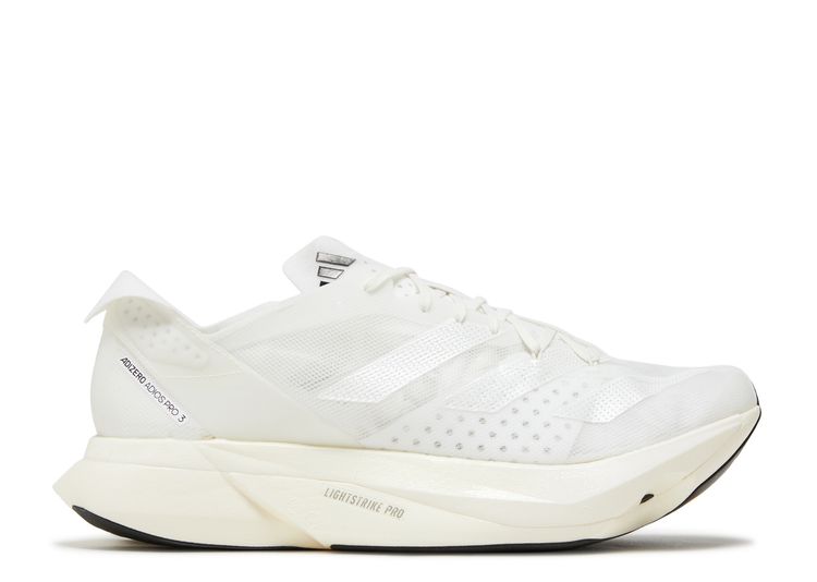 Adizero Adios Pro 3 'Non Dyed' - Adidas - HQ2134 - non dyed/cloud white ...