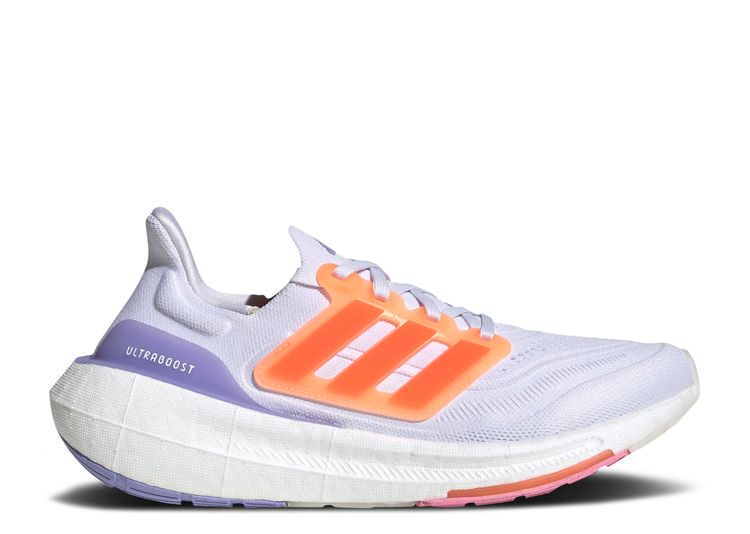 Wmns UltraBoost Light 'White Solar Red' - Adidas - HQ6354 - cloud white ...
