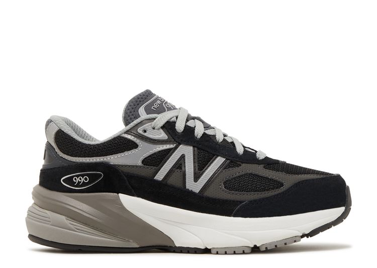 990v6 Big Kid 'Black Silver' - New Balance - GC990BK6 - black/silver ...