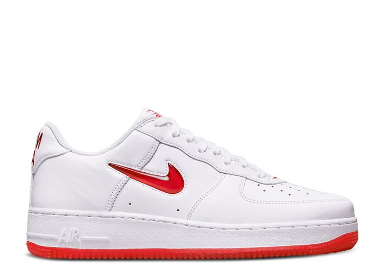 White University Red' - Air Force 1 Jewel 'Color of the Month