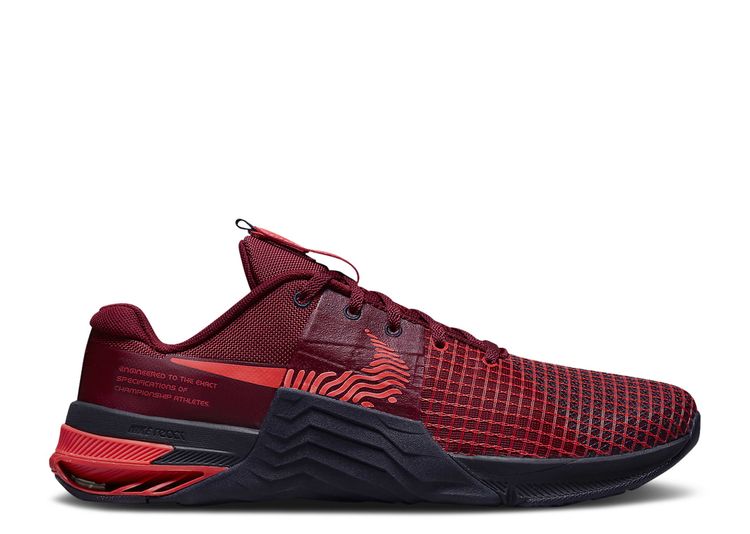 Metcon 8 'Team Red Crimson' - Nike - DO9328 600 - team red/cave purple ...