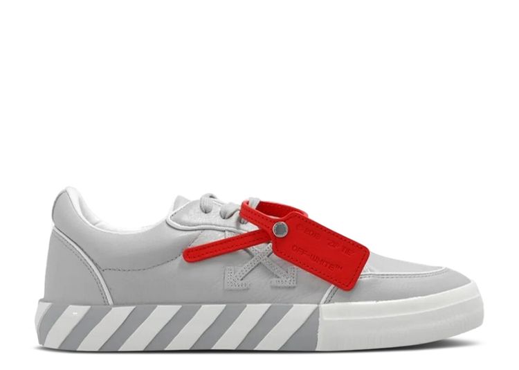 Off White Vulc Sneaker 'Outlined Light Grey' - Off White ...