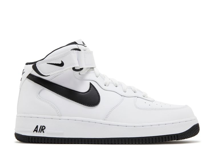 Air Force 1 Mid '07 'White Black' - Nike - DV0806 101 - white/white ...