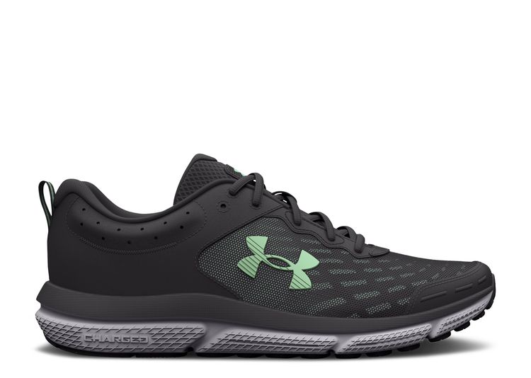 Wmns Charged Assert 10 'Jet Grey Aqua Foam' - Under Armour - 3026179 ...