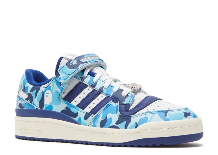 BAPE X Forum Low 84 '30th Anniversary Blue' - Adidas - ID4772