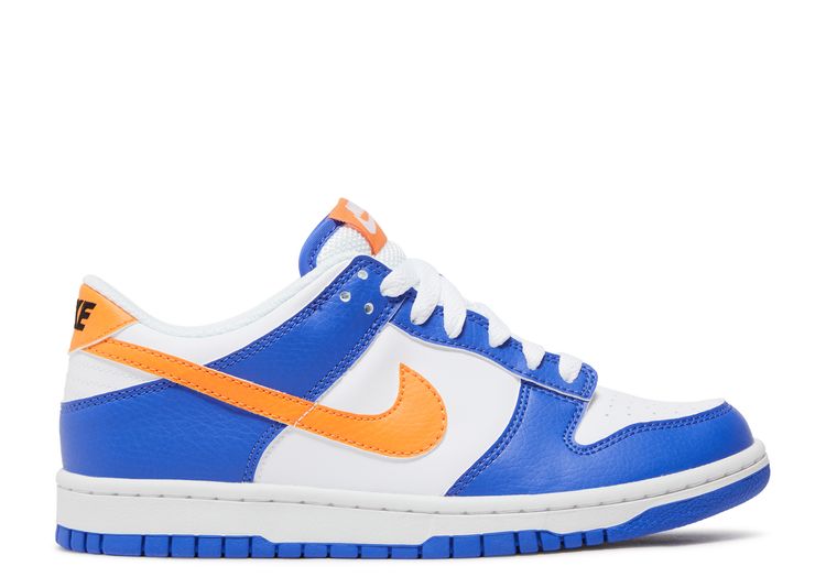 Dunk Low GS 'Knicks' - Nike - FN7783 400 - blue joy/bright mandarin ...