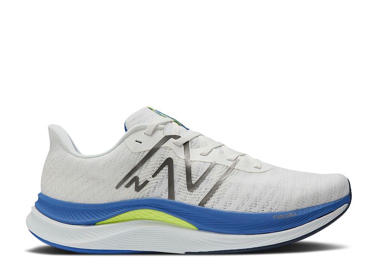 Fuelcell Propel V4 'white Marine Blue' - New Balance - Mfcprcw4 - White 