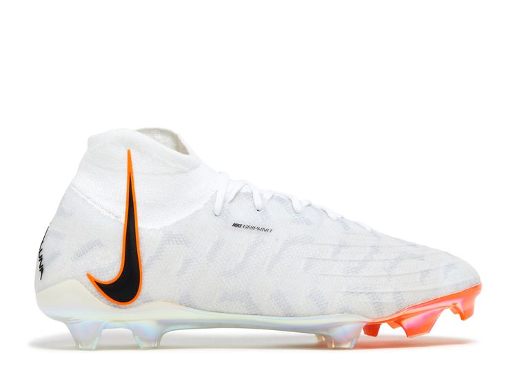 Nike Phantom Luna Elite FG - White & Black with Total Orange