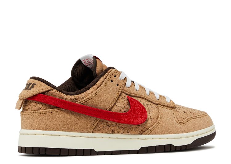 CLOT X Dunk Low SP 'Cork' - Nike - FN0317 121 - natural/flax/coconut ...