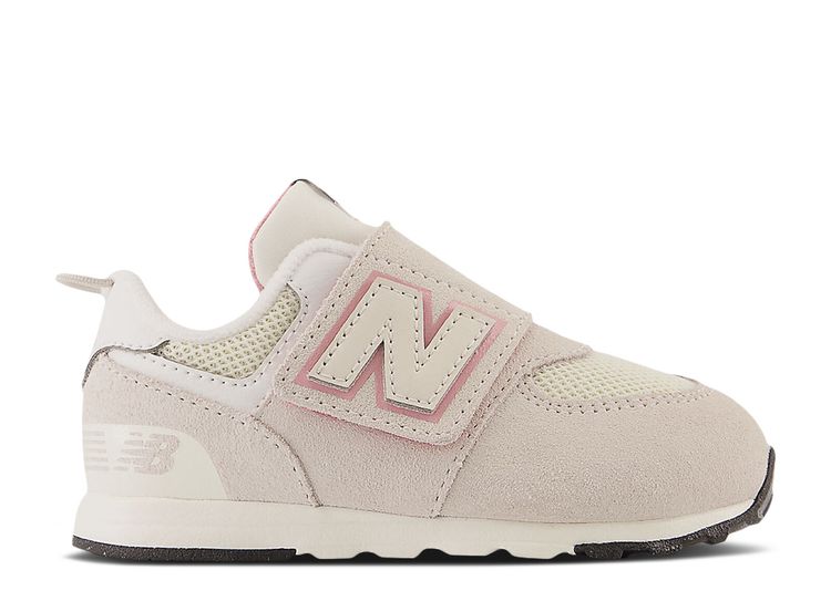 574 New B Hook & Loop Toddler Wide 'Moonbeam Hazy Rose' - New Balance ...