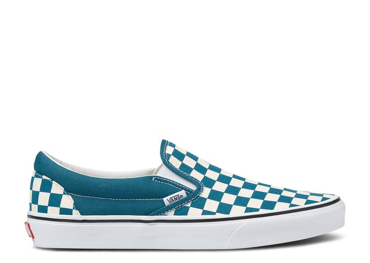 Vans checkered light discount blue