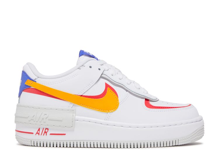 Wmns Air Force 1 Shadow 'Gundam' - Nike - DZ1847 100 - white/siren