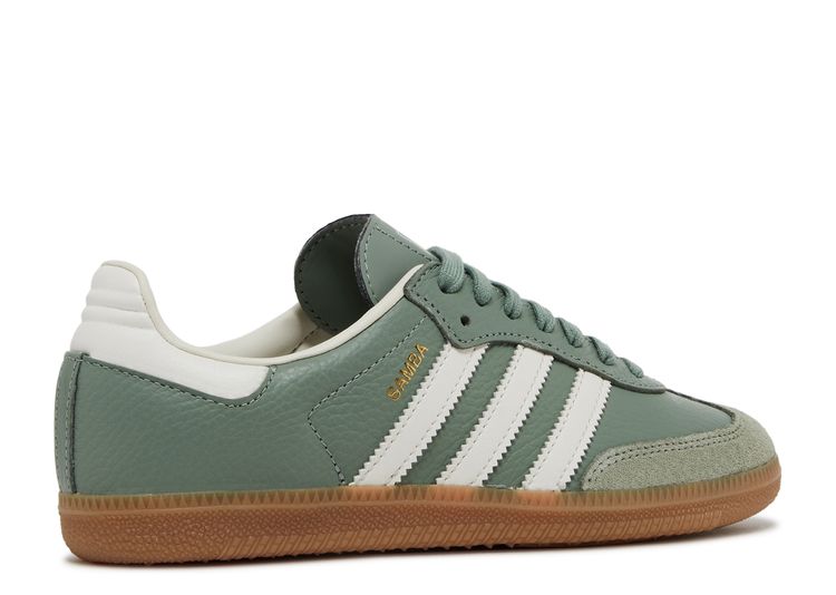 Wmns Samba OG 'Silver Green Gum' - Adidas - IE7011 - silver green/chalk ...