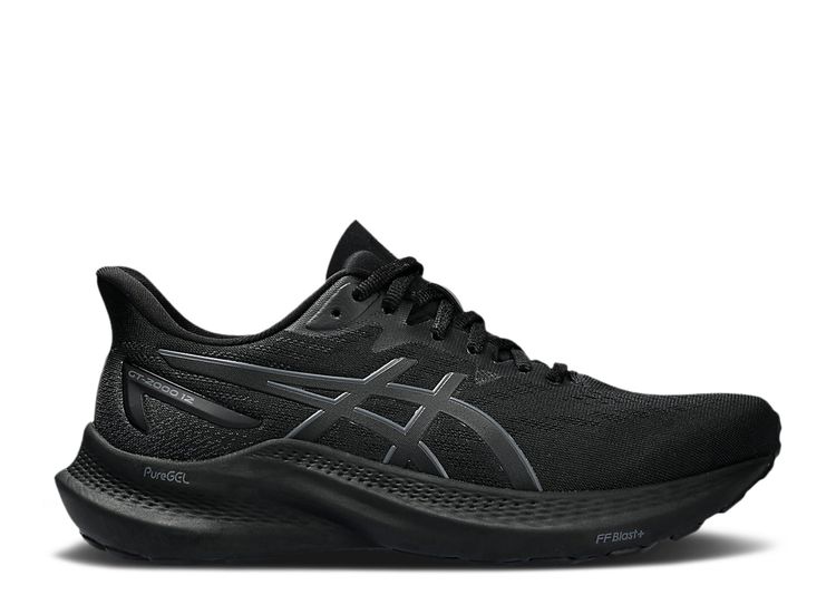 Wmns GT 2000 12 'Triple Black' - ASICS - 1012B506 001 - black/black ...