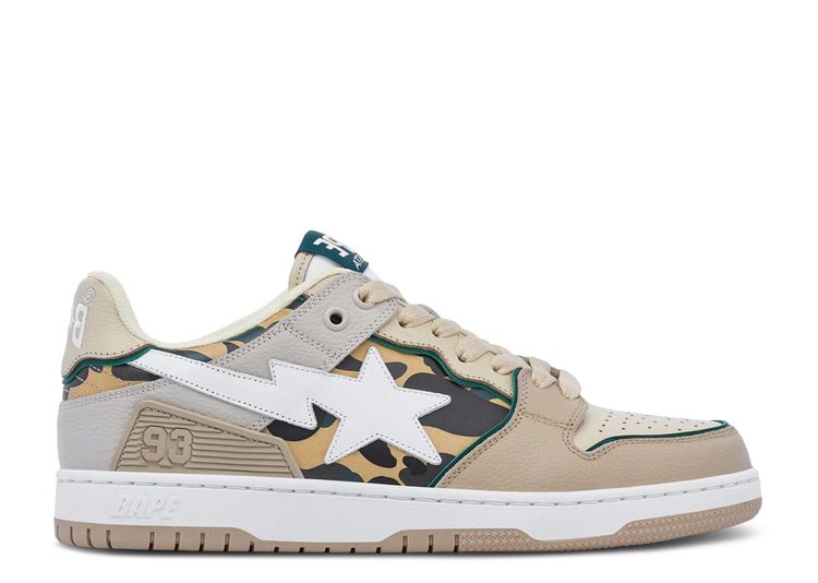 Sk8 Sta #4 'Beige Camo' - BAPE - 1J30191026 BEI - beige | Flight Club