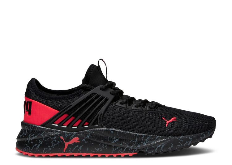 Pacer Future 'Marble' - Puma - 386819 01 - black/high risk red ...