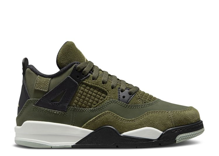 Air Jordan 4 Retro SE PS 'Craft Olive' - Air Jordan - FB9929 200 ...