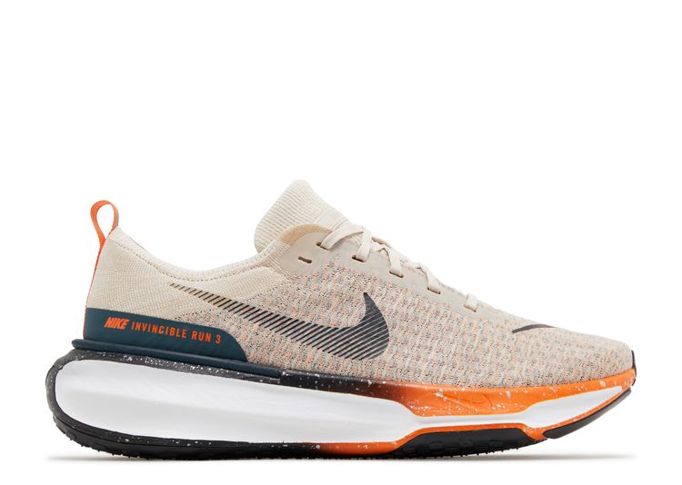 ZoomX Invincible Run Flyknit 3 'Oatmeal Safety Orange' - Nike - FQ8720 ...