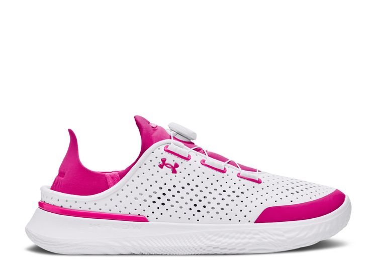 SlipSpeed Leather GS 'White Rebel Pink' Under Armour 3028566 102