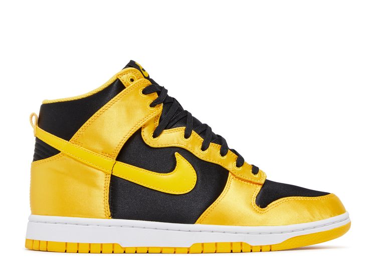 Wmns Dunk High 'Satin Goldenrod' - Nike - FN4216 001 - black/varsity ...