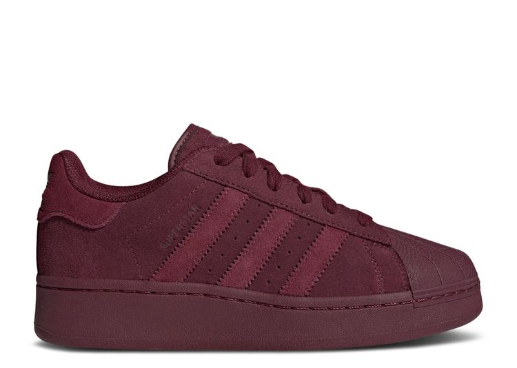 maroon superstar adidas