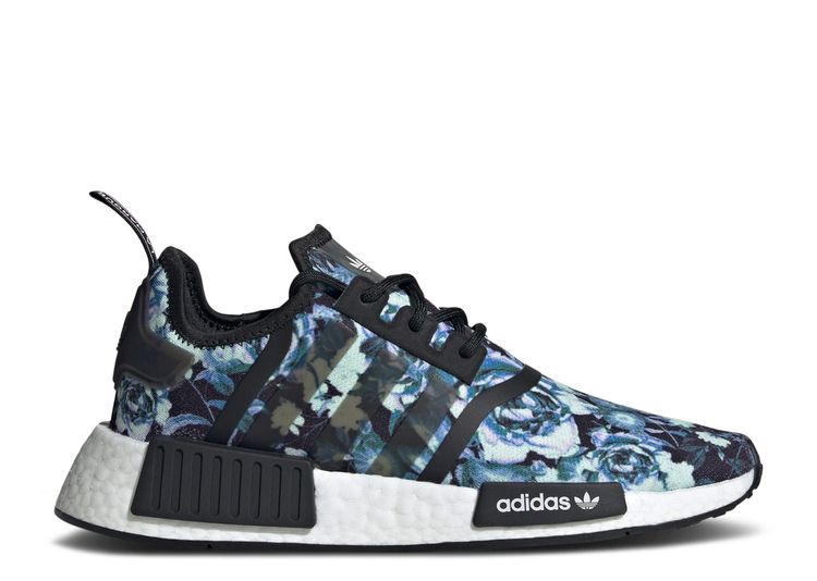 Wmns NMD_R1 'Floral' - Adidas - IE9627 - core black/core black/pulse ...