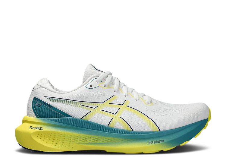 Gel Kayano 30 'White Bright Yellow' - ASICS - 1011B548 101 - white ...