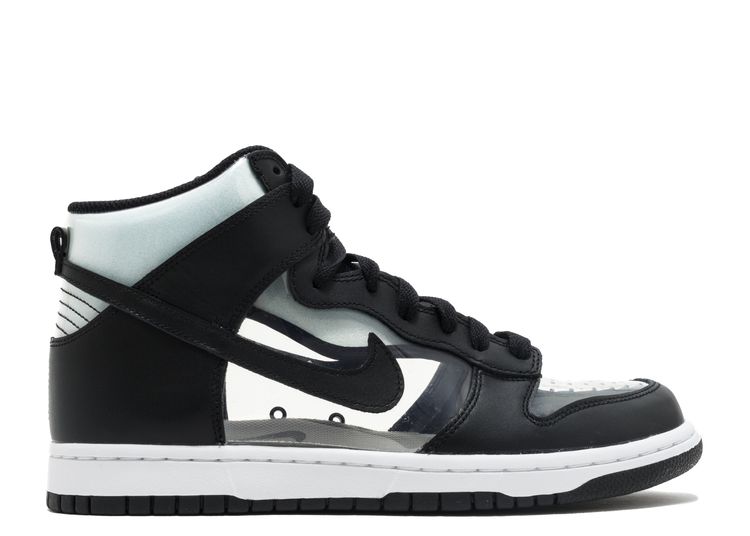 Comme Des Garçons X Dunk Hi Retro 'Clear' - Nike - 917428 001 -  black/black-white | Flight Club